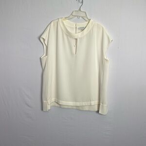 Elegant Cream Women's Top